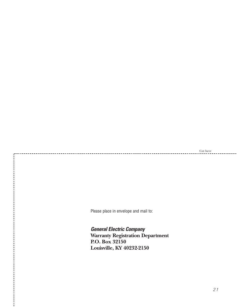 Product registration, Product registration , 22 | GE 5500 User Manual | Page 21 / 24