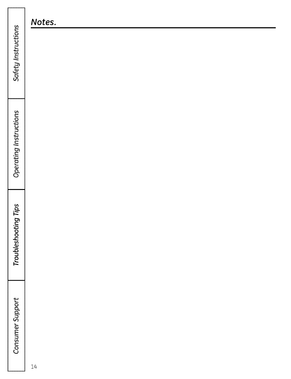 Troubleshooting tips | GE EWA4600 User Manual | Page 14 / 16
