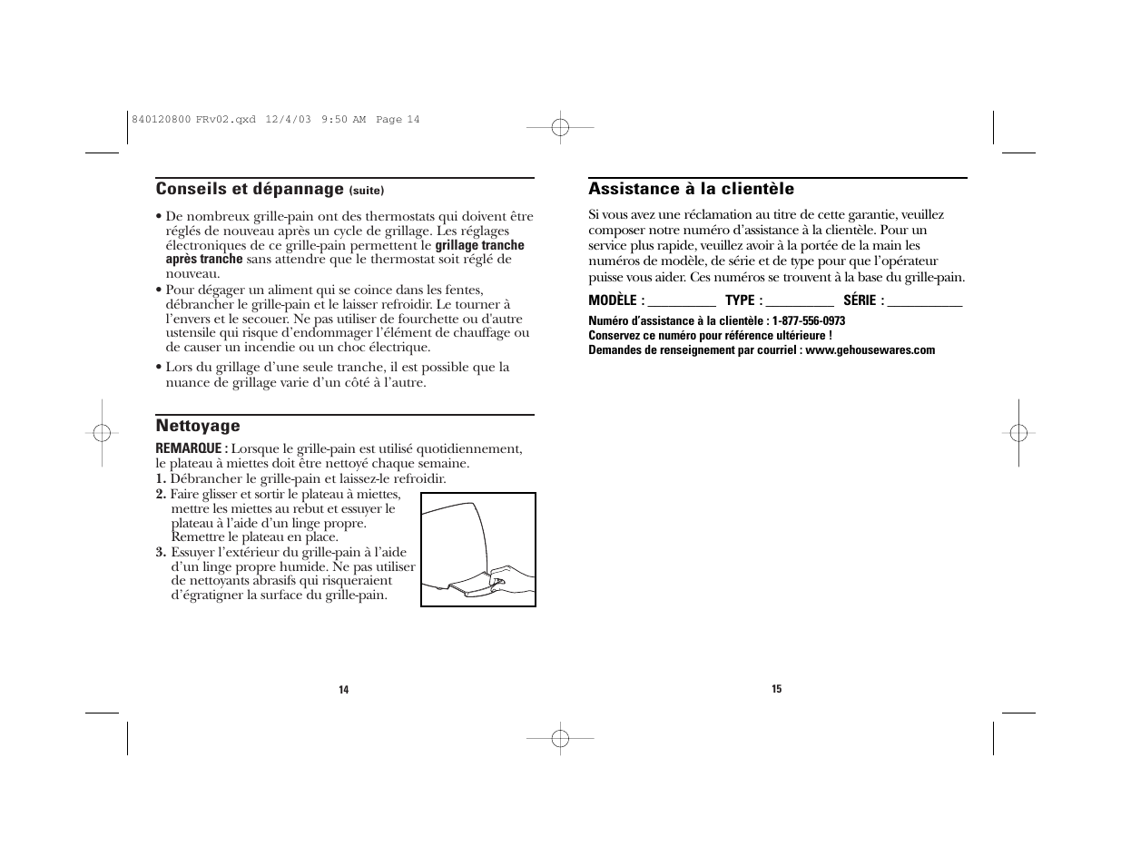 GE 840120800 User Manual | Page 9 / 15