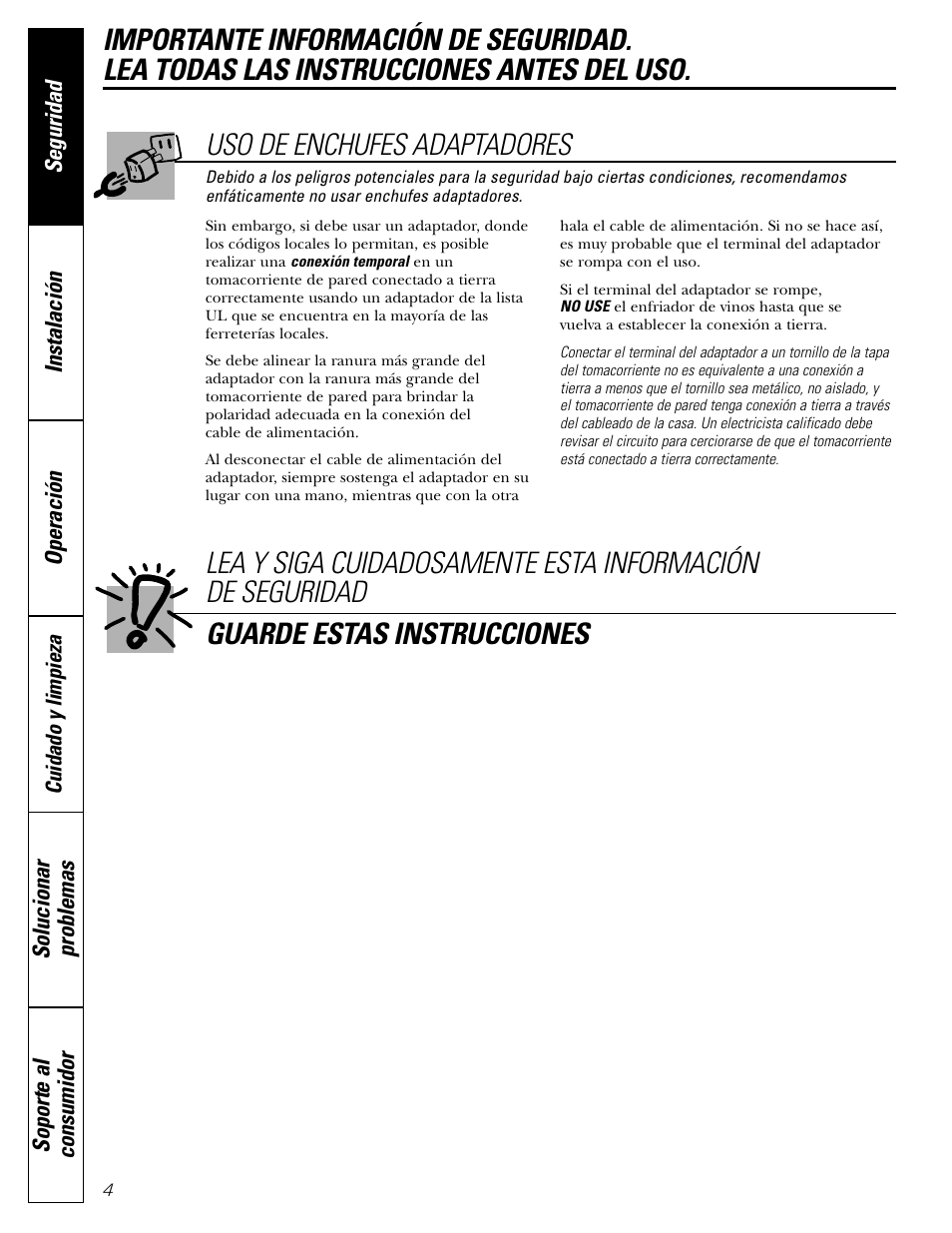 GE Profile Wine Chiller User Manual | Page 20 / 32