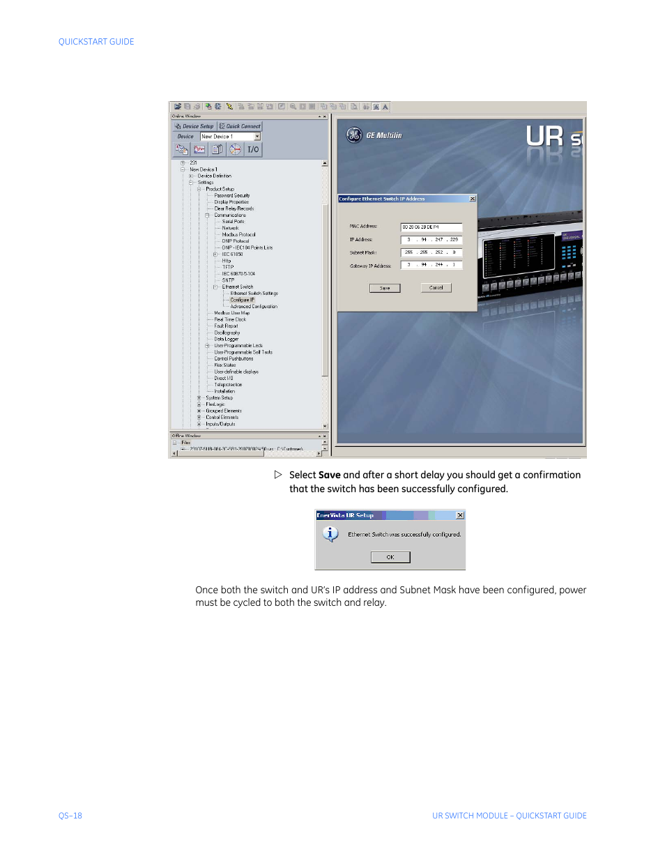 GE QS24 UR User Manual | Page 22 / 58