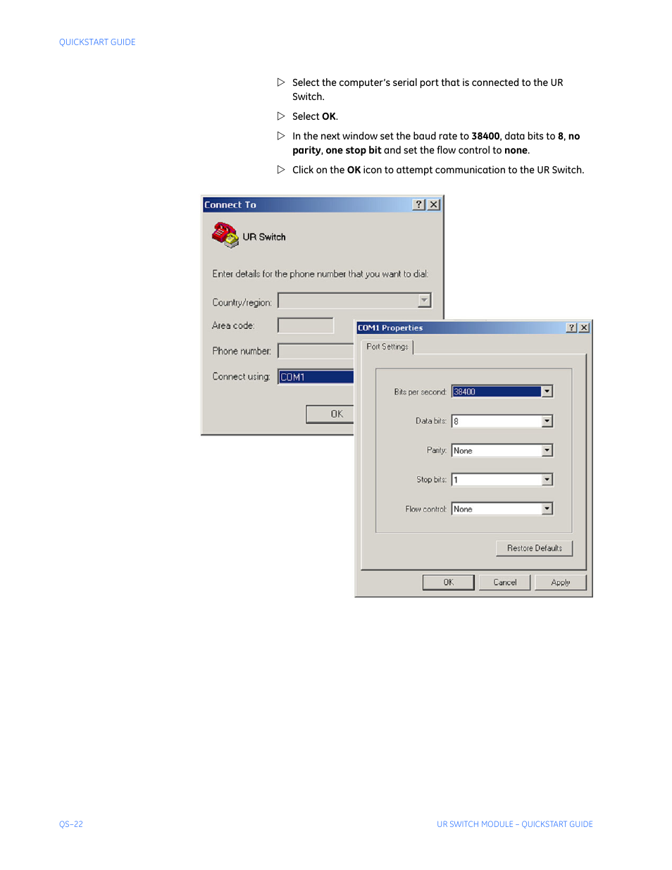 GE QS24 UR User Manual | Page 26 / 58