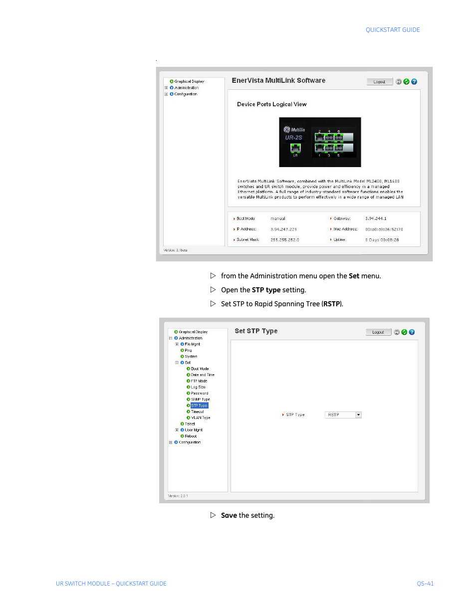 GE QS24 UR User Manual | Page 45 / 58