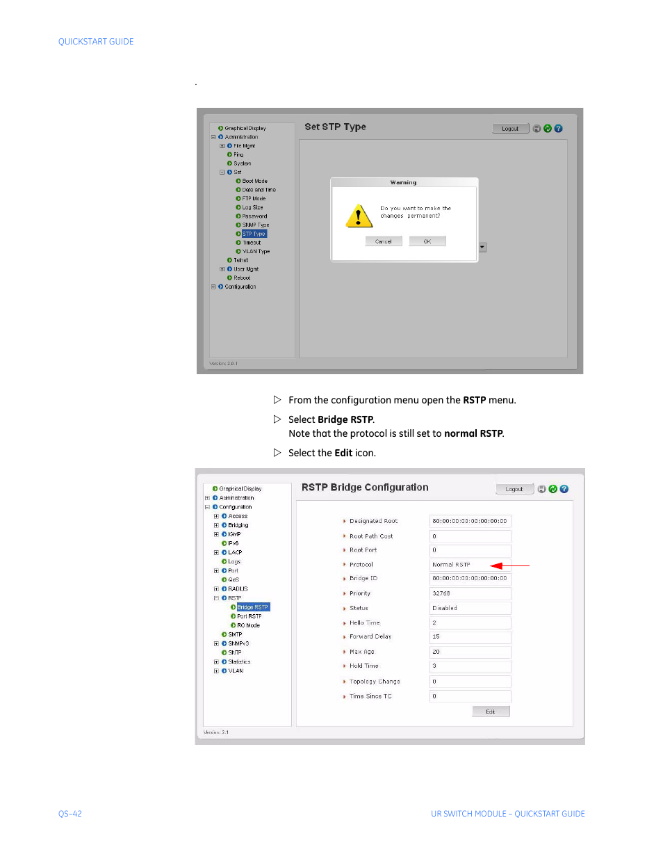 GE QS24 UR User Manual | Page 46 / 58