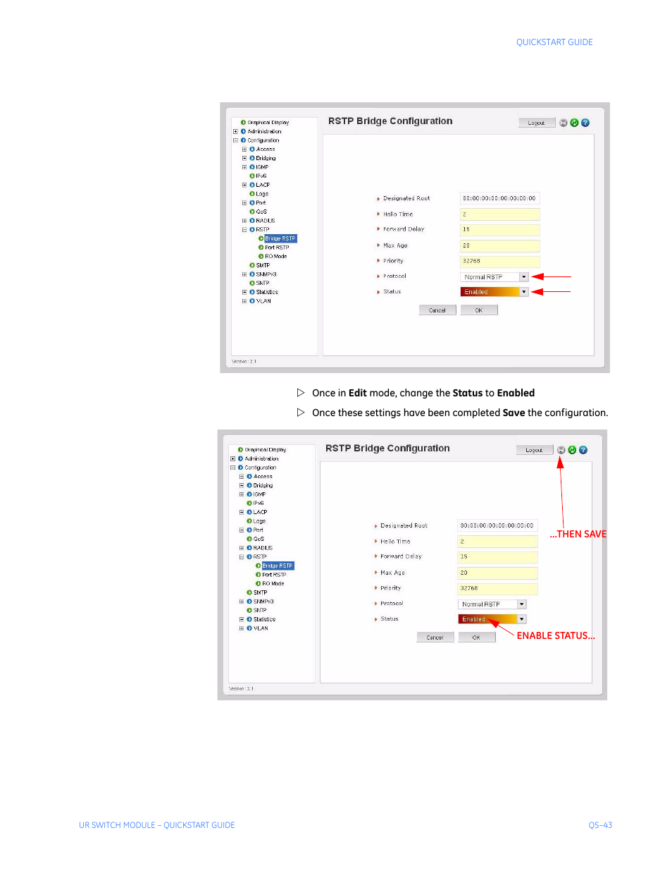 GE QS24 UR User Manual | Page 47 / 58