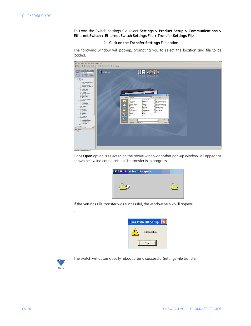 GE QS24 UR User Manual | Page 54 / 58