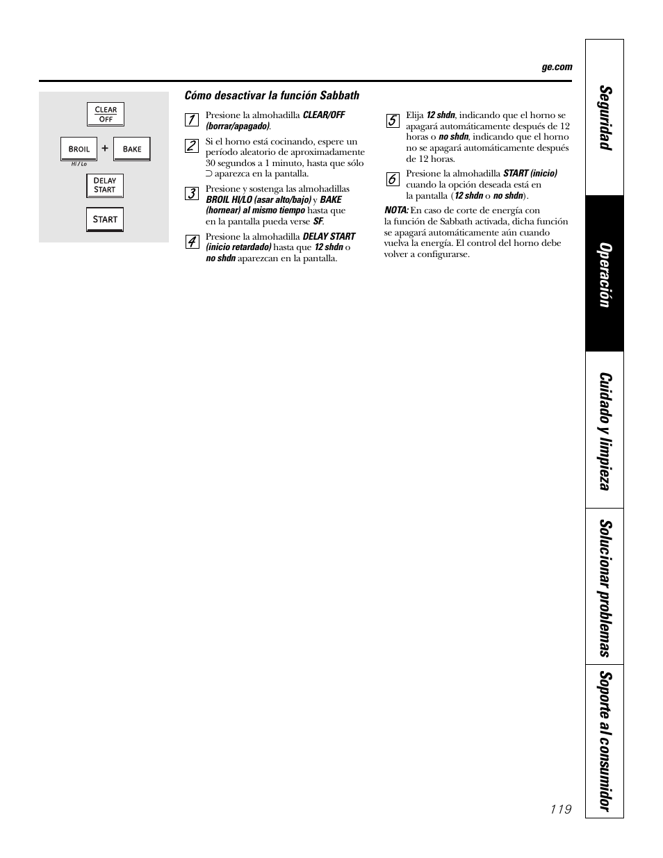 GE P2S975 User Manual | Page 119 / 136
