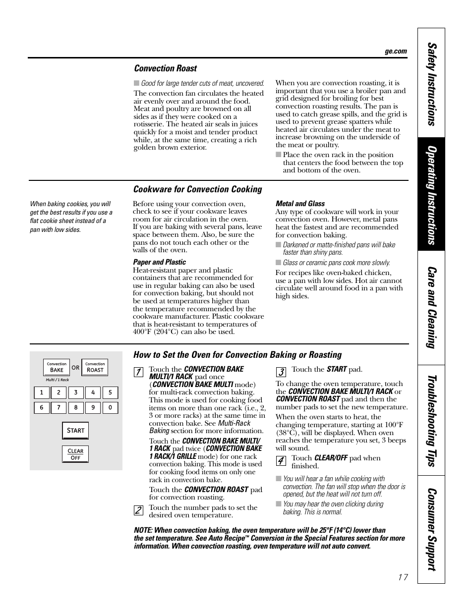 GE P2S975 User Manual | Page 17 / 136