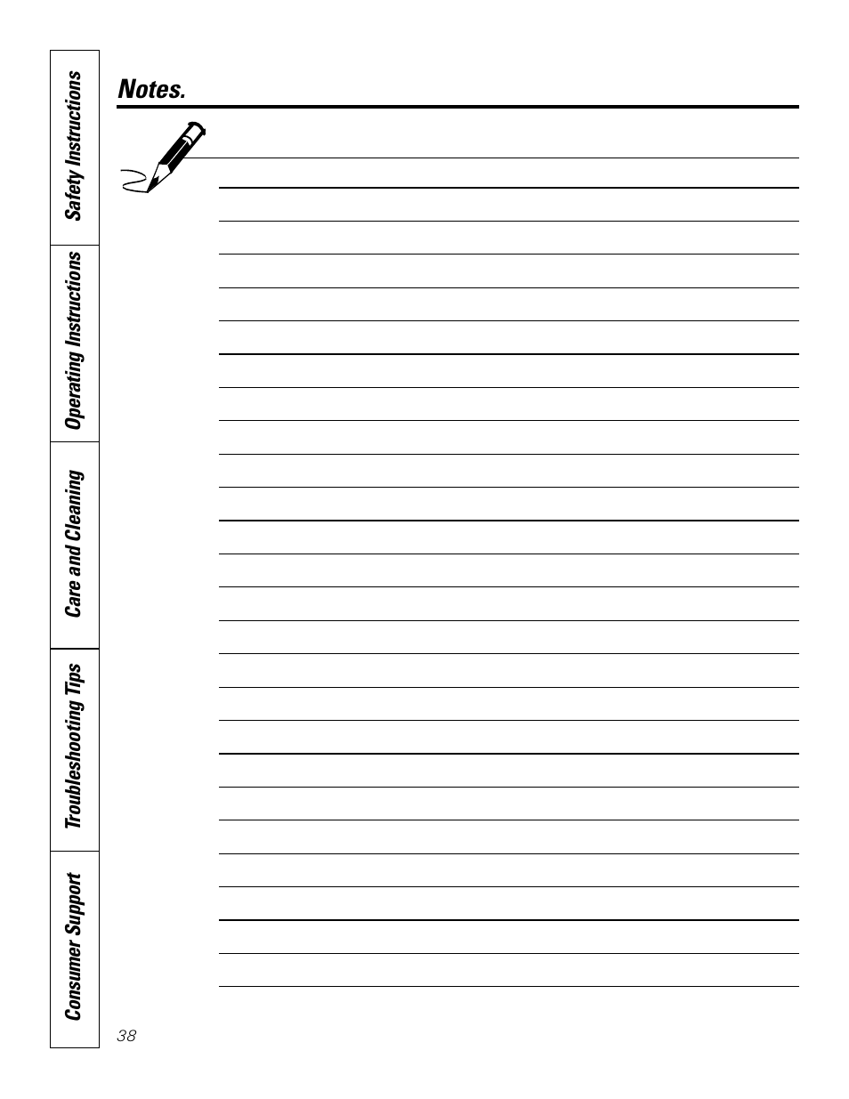 GE P2S975 User Manual | Page 38 / 136