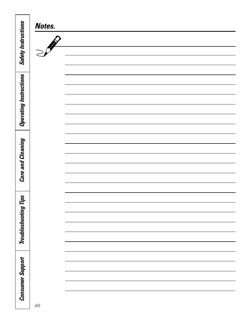 GE P2S975 User Manual | Page 46 / 136