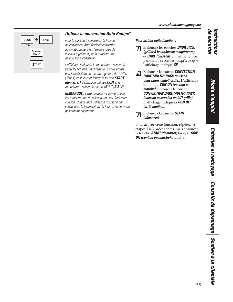GE P2S975 User Manual | Page 75 / 136