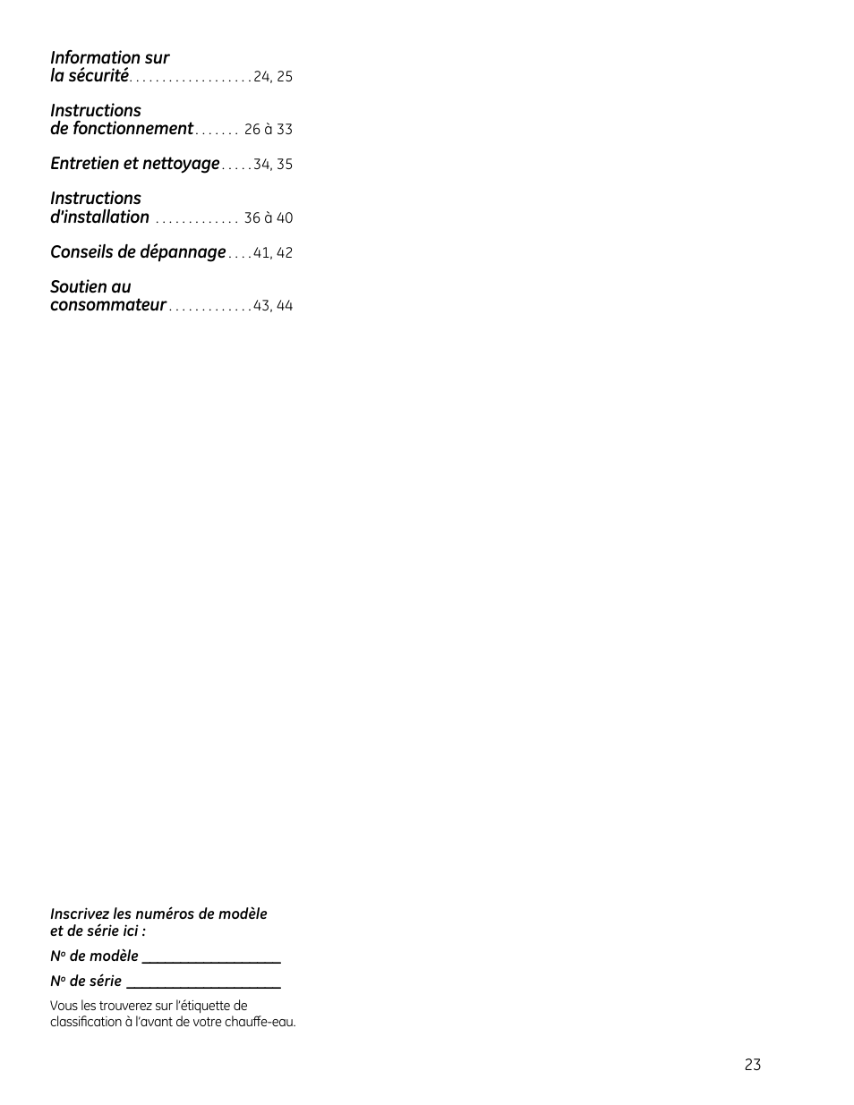 50254-3 fr | GE GEH50DXSRGA User Manual | Page 23 / 68