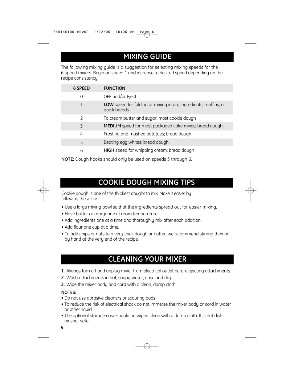 GE 106651N User Manual | Page 6 / 10