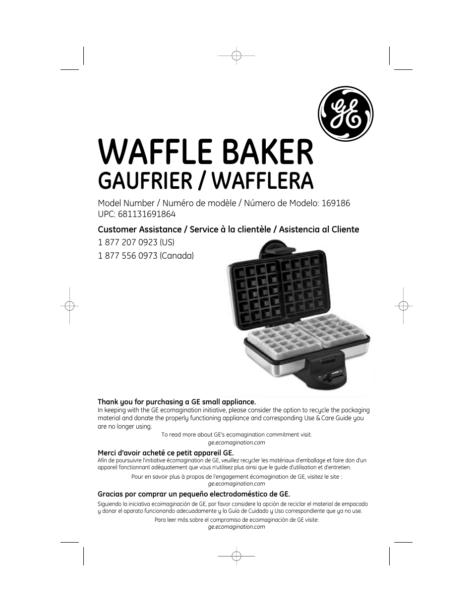 GE 681131691864 User Manual | 6 pages