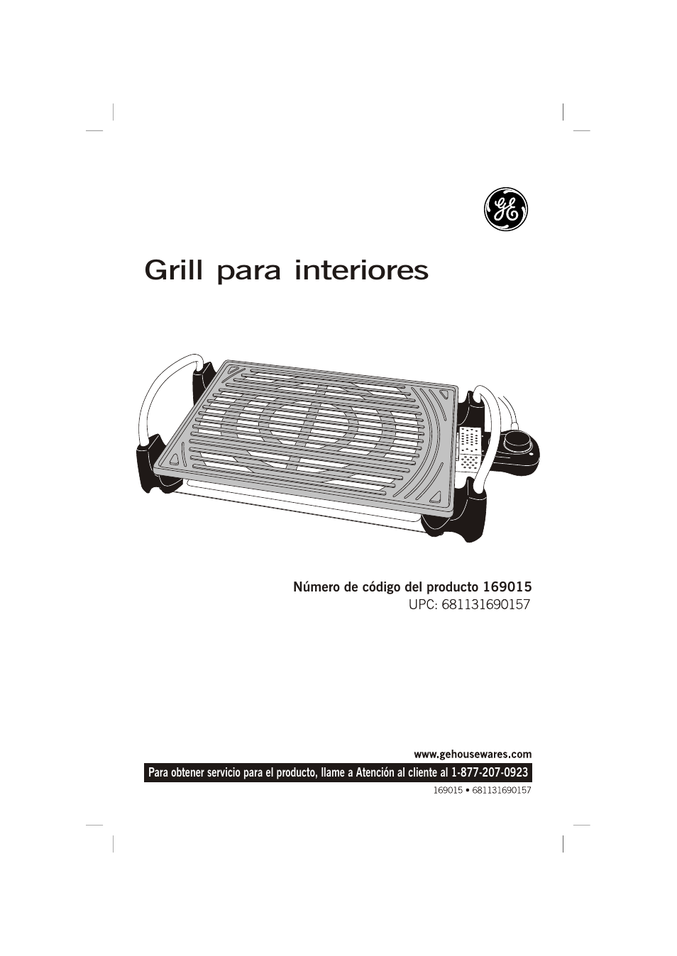 Grill para interiores | GE 169015 User Manual | Page 9 / 16