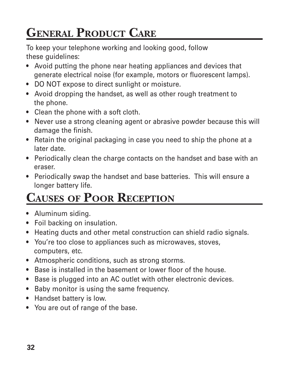 GE 2-9950 User Manual | Page 32 / 38
