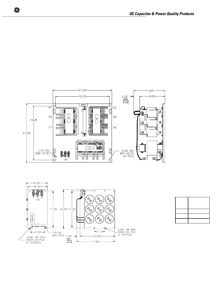 Installation instructions - continued | GE SERIES B 480 User Manual | Page 21 / 53