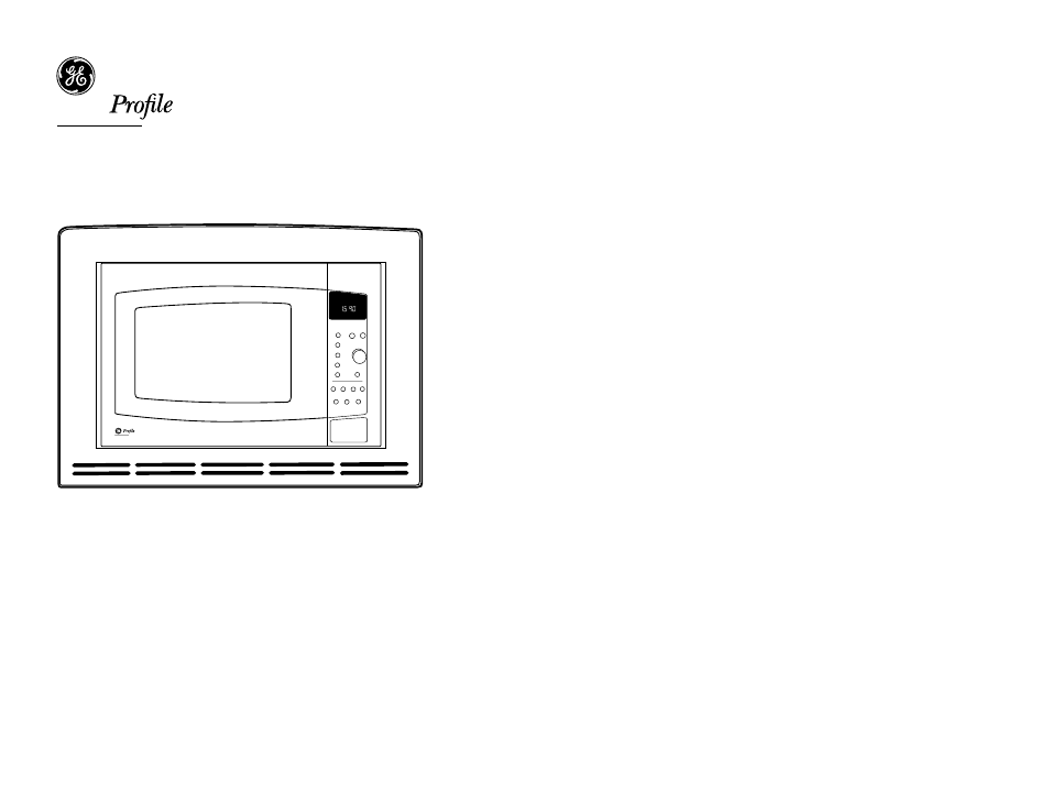 Je1590bh/ch/sh/wh – ge profile, Countertop convection/microwave oven, Features and benefits | GE PROFILE JE1590BH User Manual | Page 2 / 2