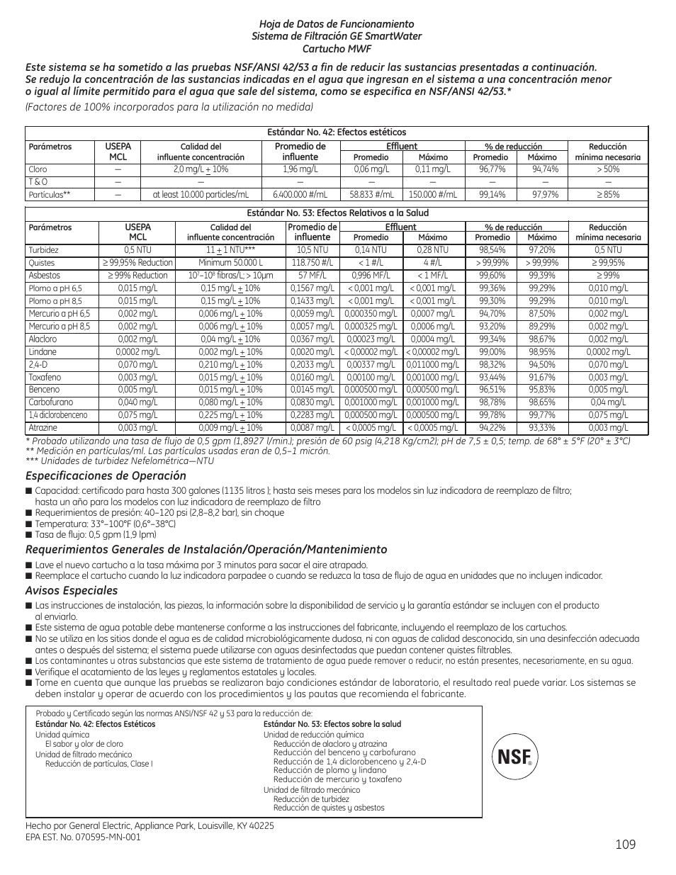 GE 200D8074P037 User Manual | Page 109 / 112