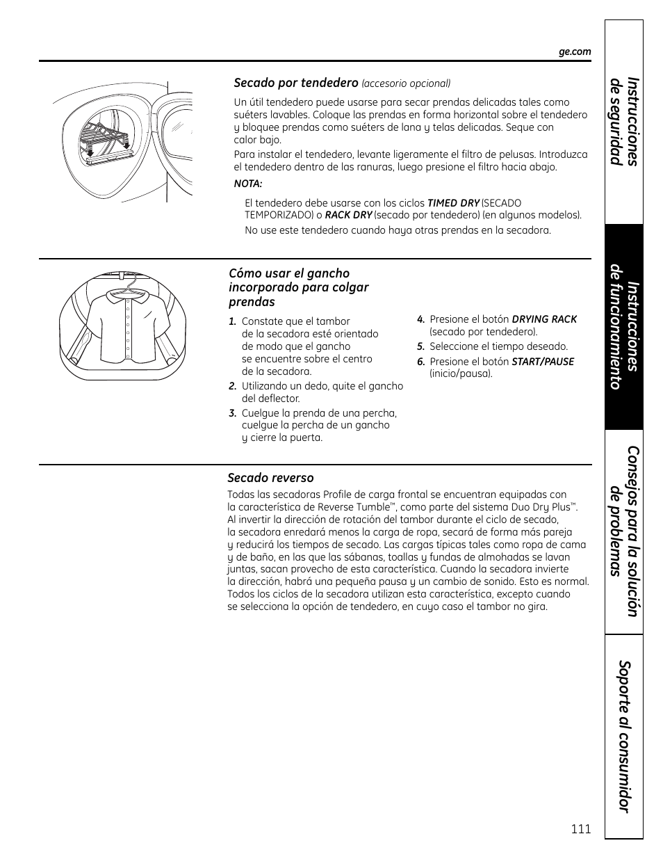 GE UPVH880 User Manual | Page 111 / 152