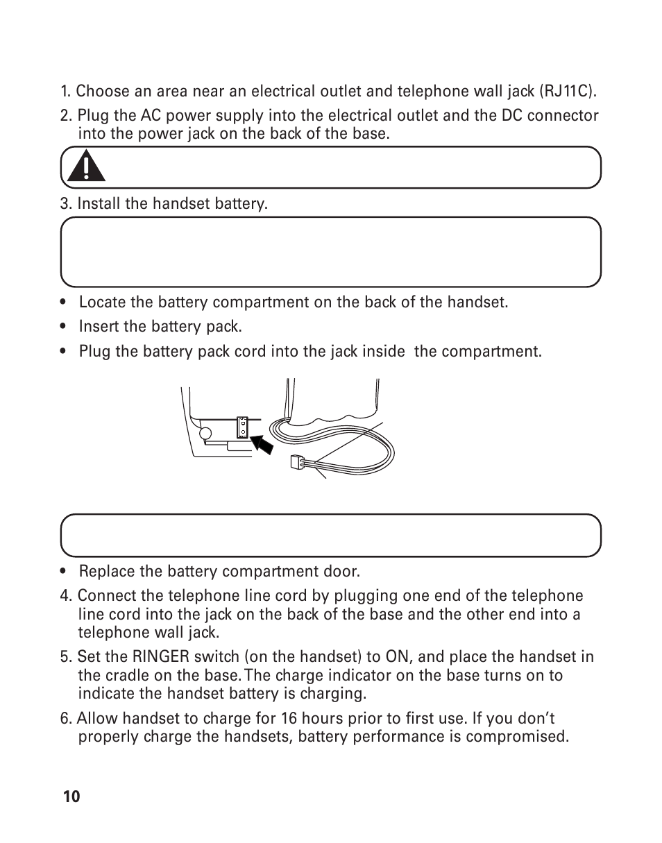 Installing the phone, Ounting | GE 25893 User Manual | Page 10 / 40