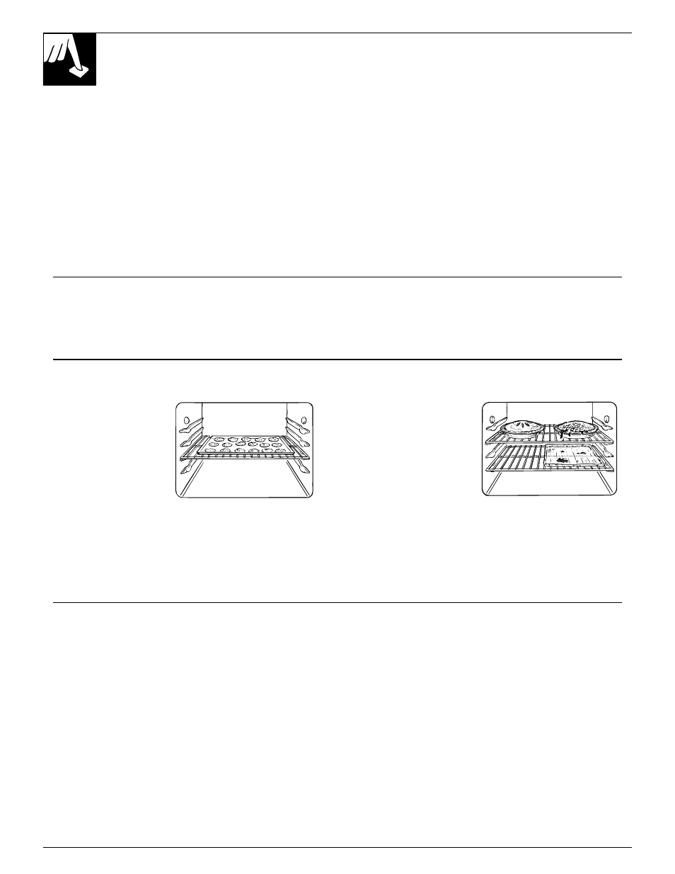 Aluminum foil, Aluminum foil , 24–26, Baking | GE 10-95 CG User Manual | Page 20 / 44