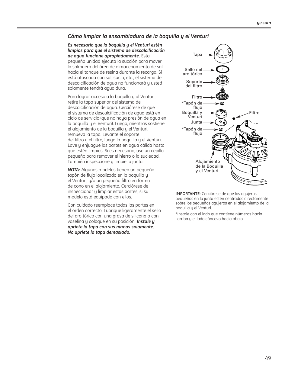 GE GNSH45E User Manual | Page 49 / 64