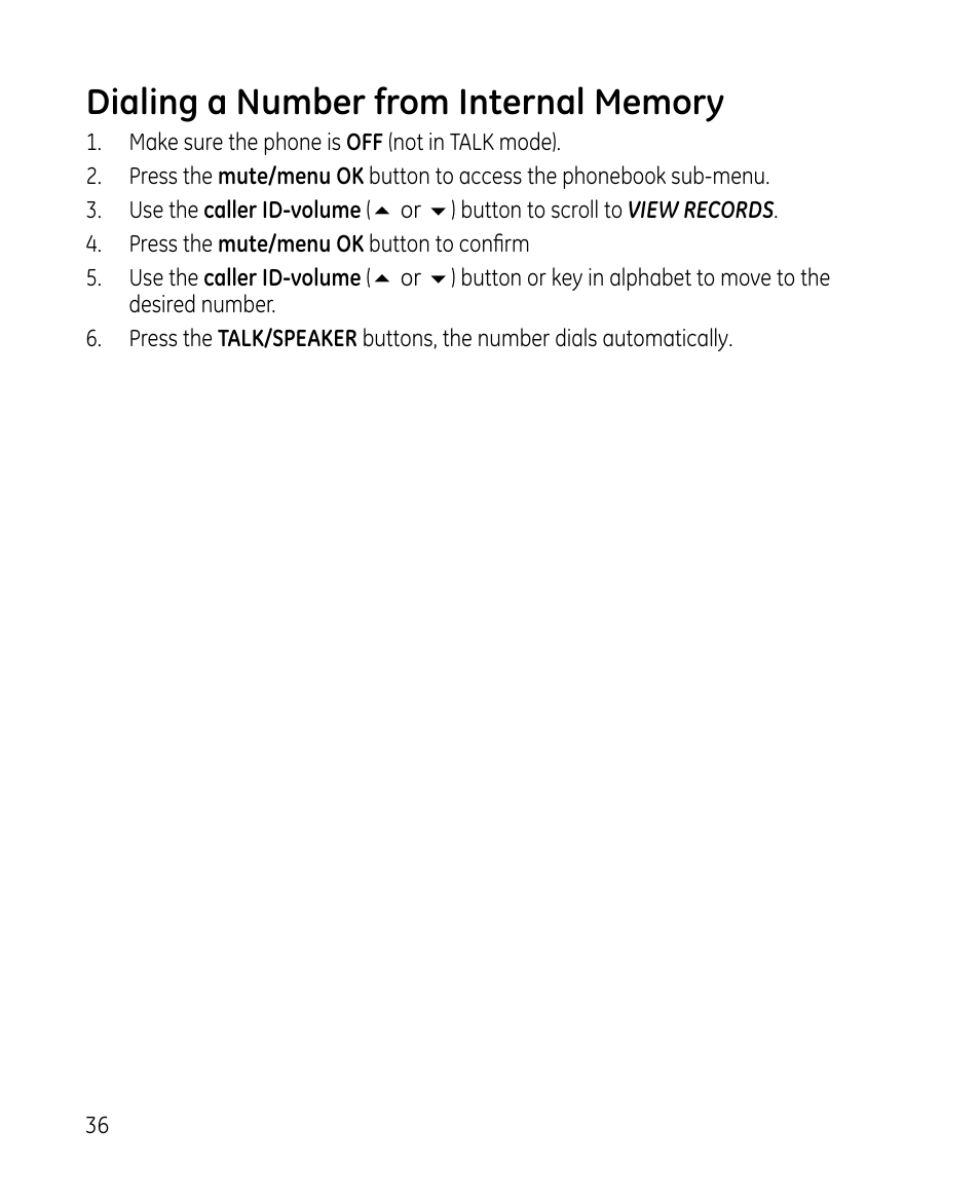 GE 28213 Series User Manual | Page 36 / 48