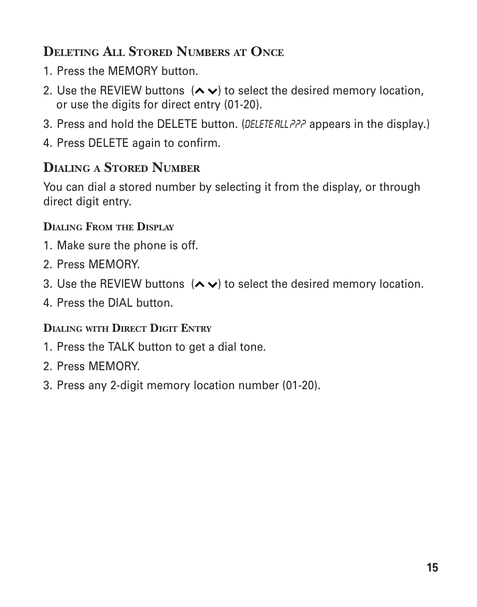 GE 2-930SST User Manual | Page 15 / 32