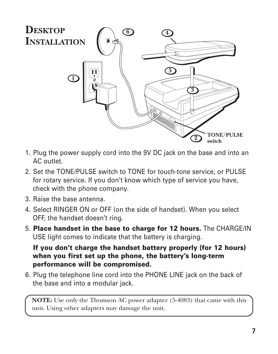 GE 2-930SST User Manual | Page 7 / 32