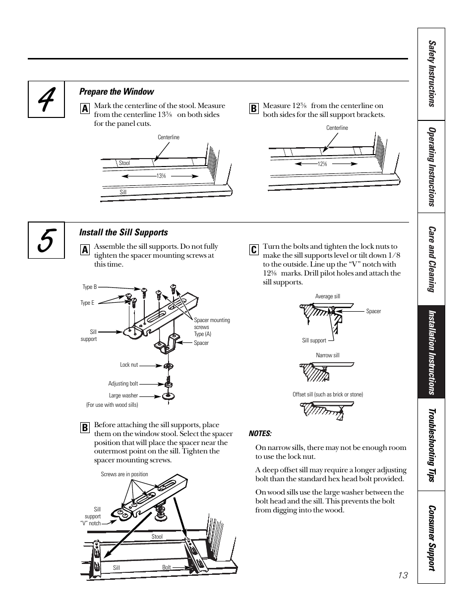 Cb a | GE 10 AZA User Manual | Page 13 / 28