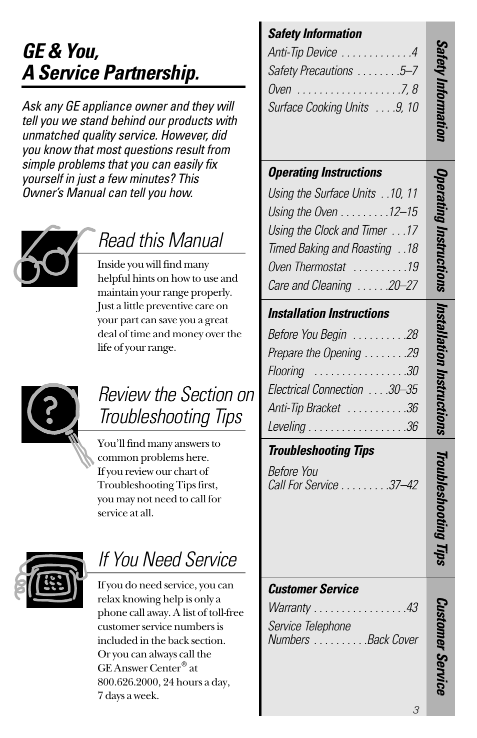 GE 164D3333P172 User Manual | Page 3 / 44