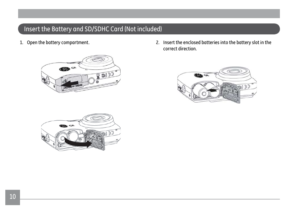 GE D1030 User Manual | Page 13 / 78