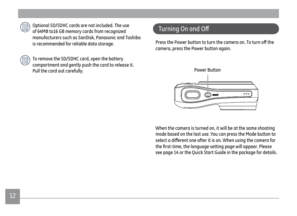 GE D1030 User Manual | Page 15 / 78