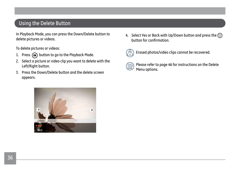 GE D1030 User Manual | Page 39 / 78