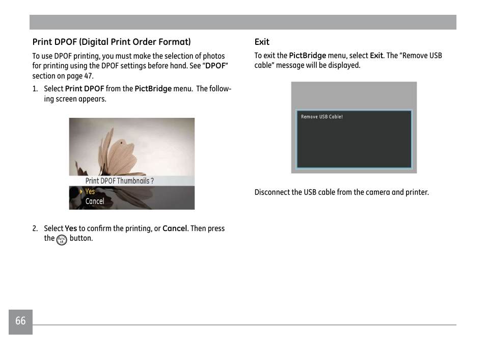 GE D1030 User Manual | Page 69 / 78