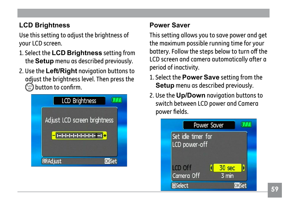 GE G1 User Manual | Page 63 / 88