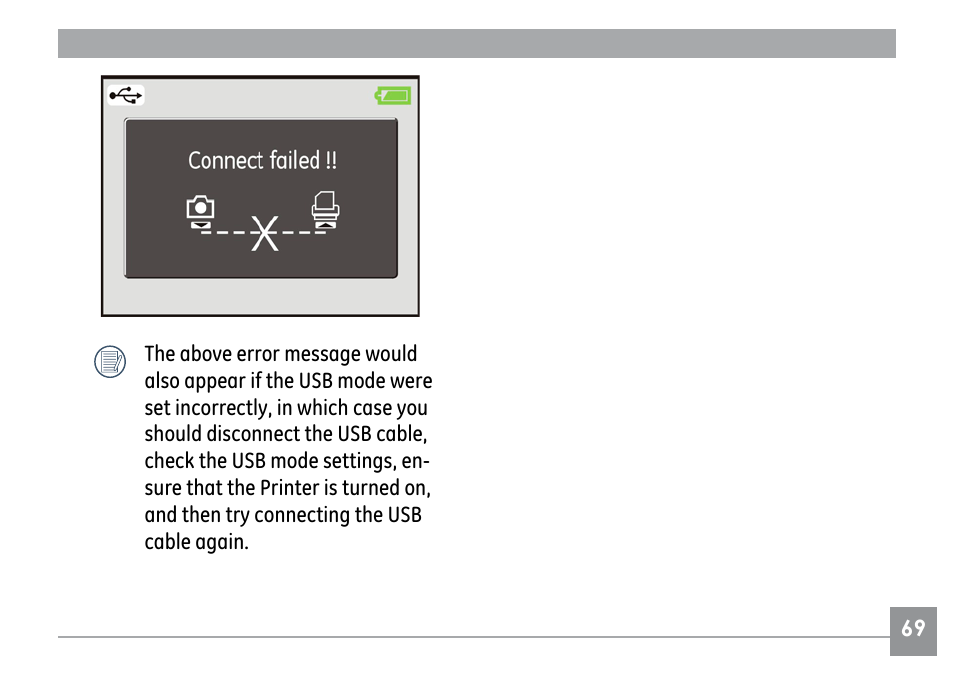 GE G1 User Manual | Page 73 / 88