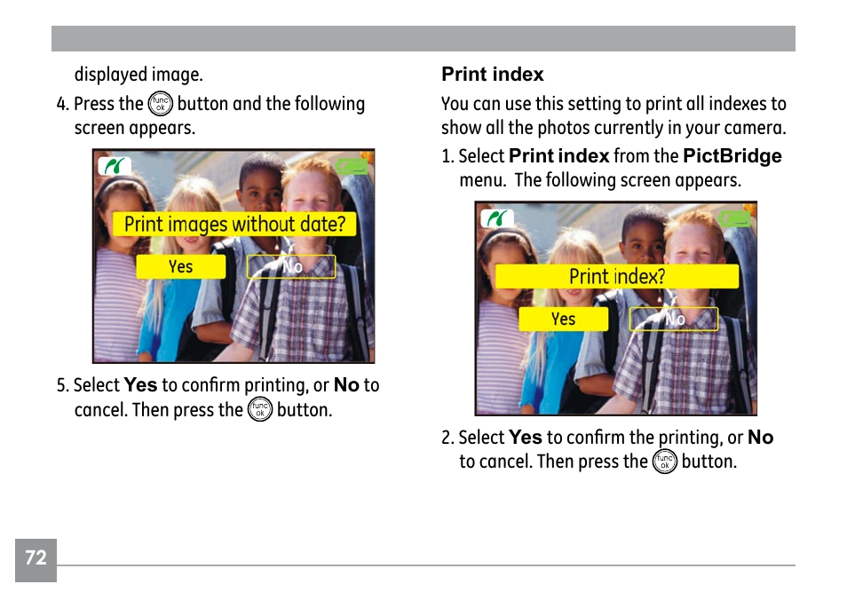 GE G1 User Manual | Page 76 / 88