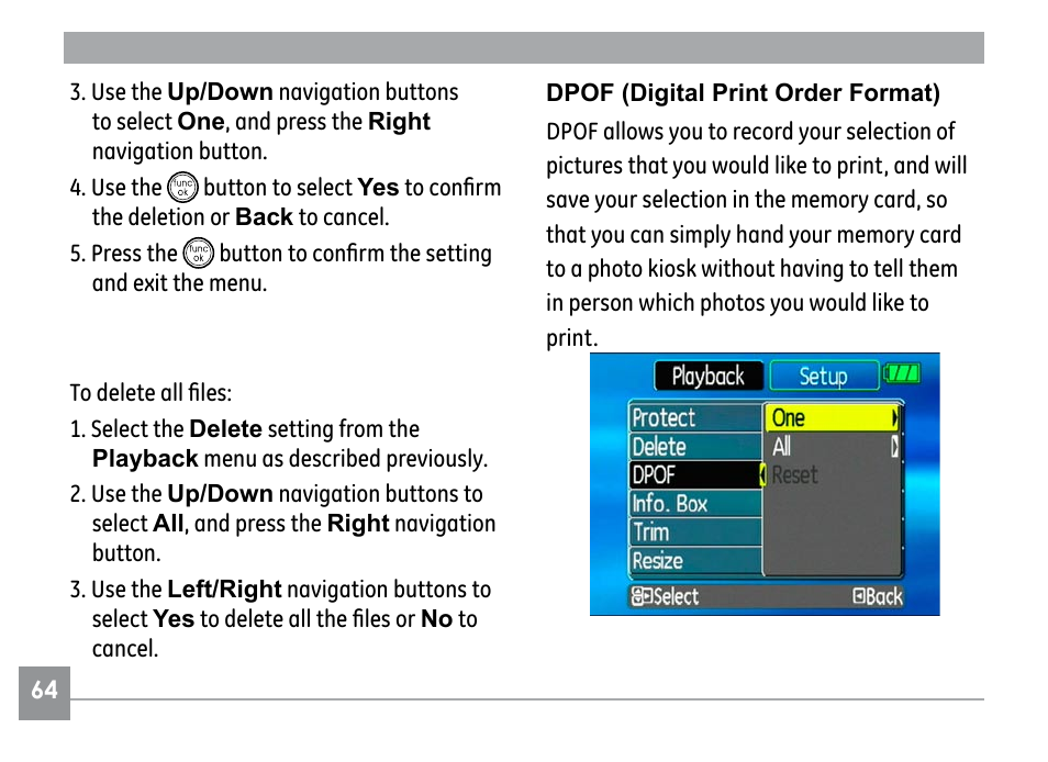 GE E1030 User Manual | Page 68 / 110