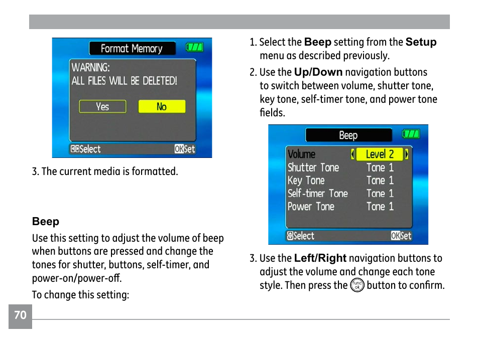 GE E1030 User Manual | Page 74 / 110