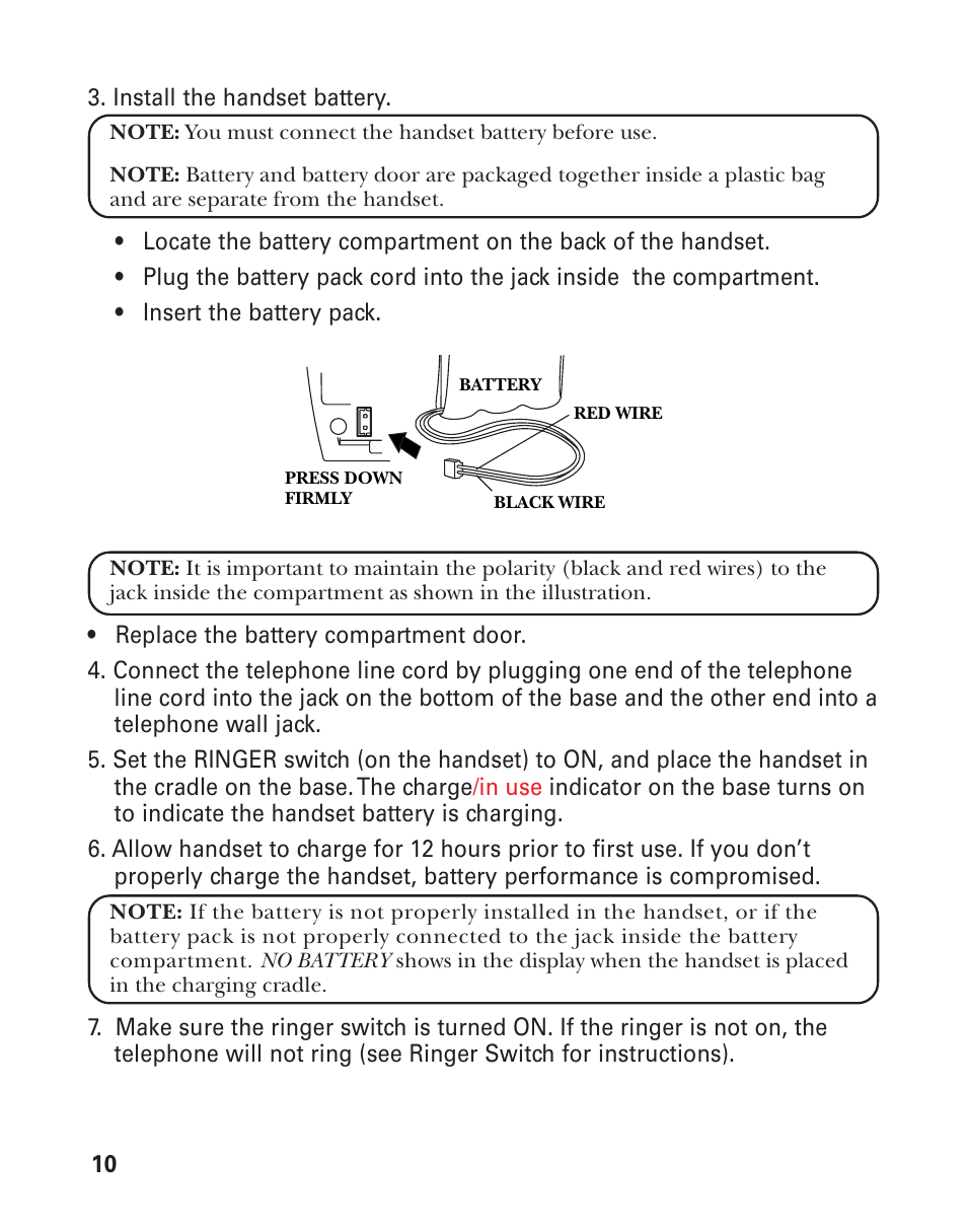GE 25898A User Manual | Page 10 / 76