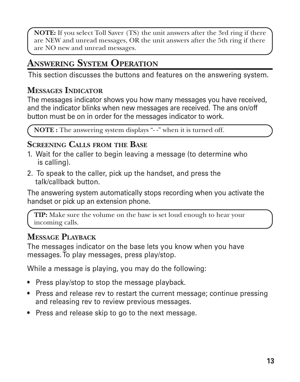 GE 25898A User Manual | Page 13 / 76