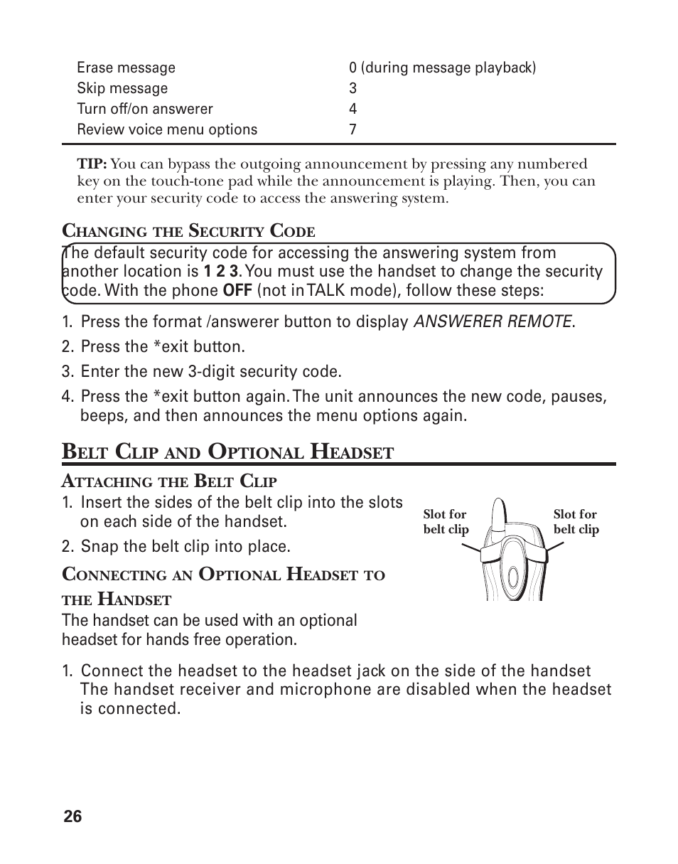 GE 25898A User Manual | Page 26 / 76
