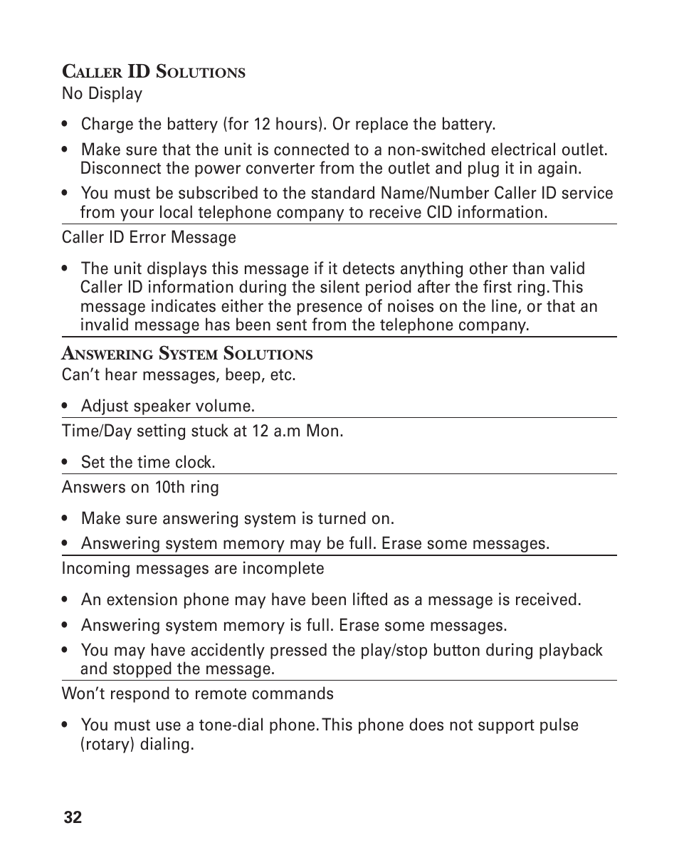 Id s | GE 25898A User Manual | Page 32 / 76