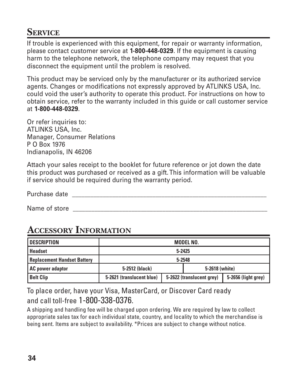 GE 25898A User Manual | Page 34 / 76