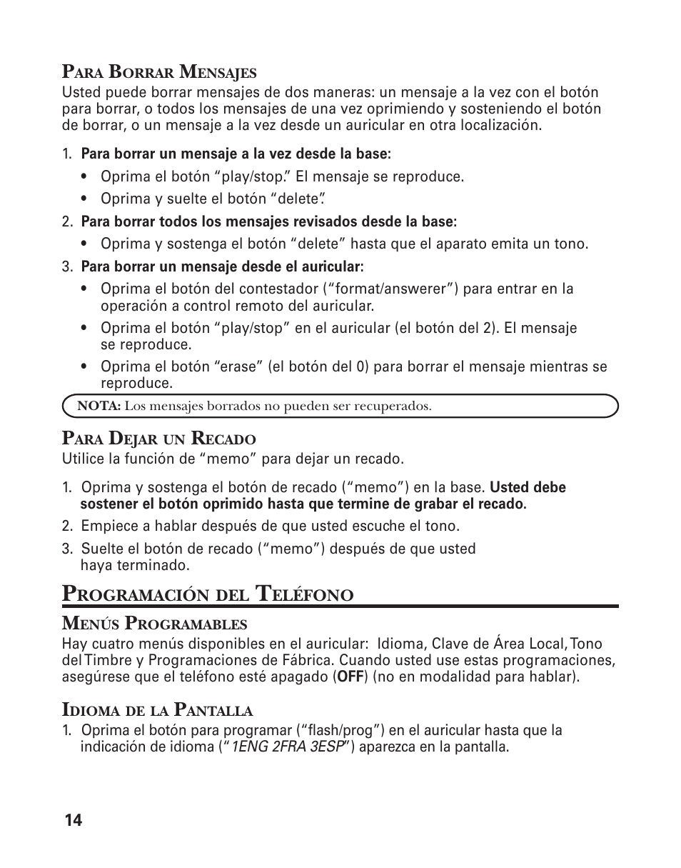 GE 25898A User Manual | Page 52 / 76