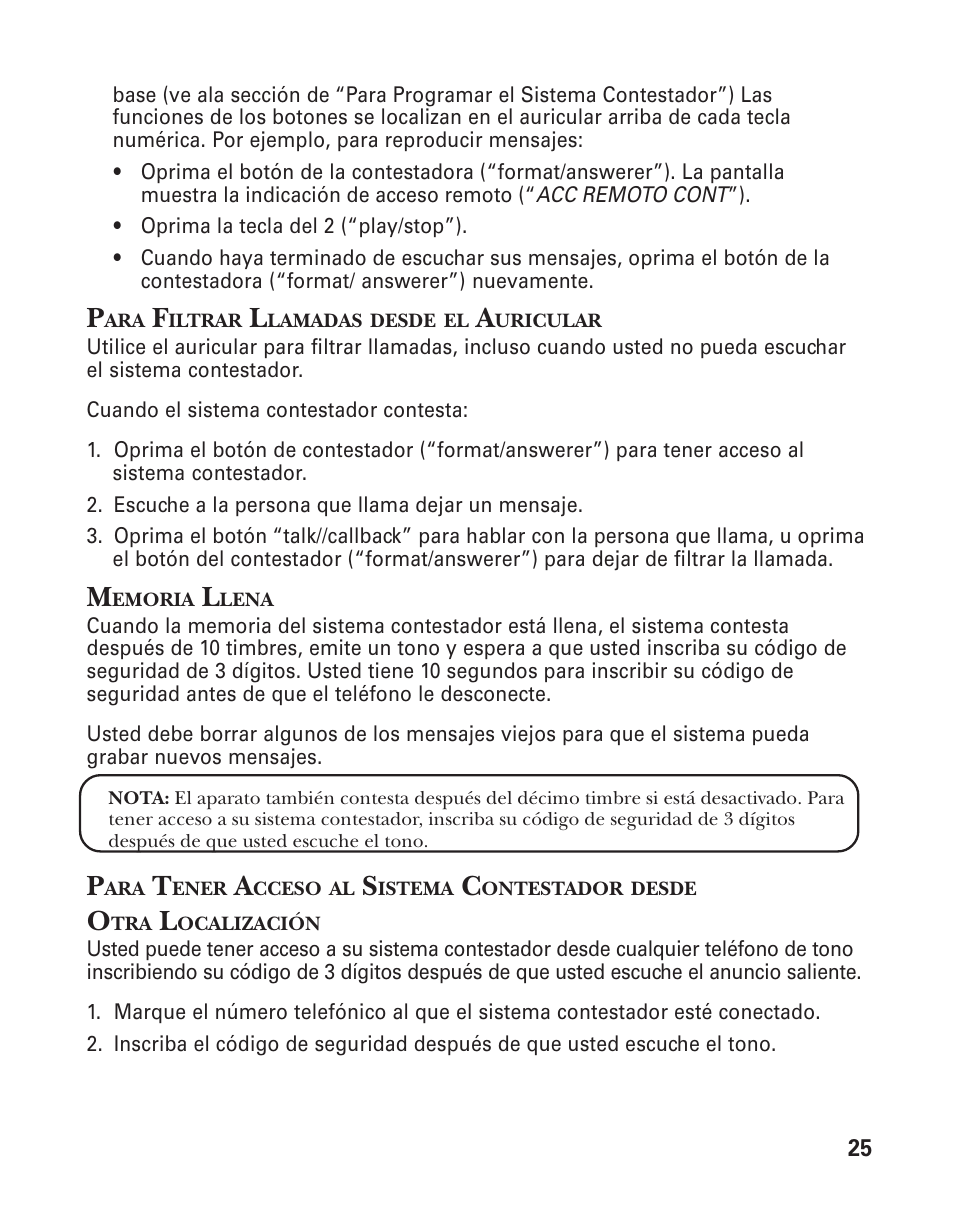 GE 25898A User Manual | Page 63 / 76