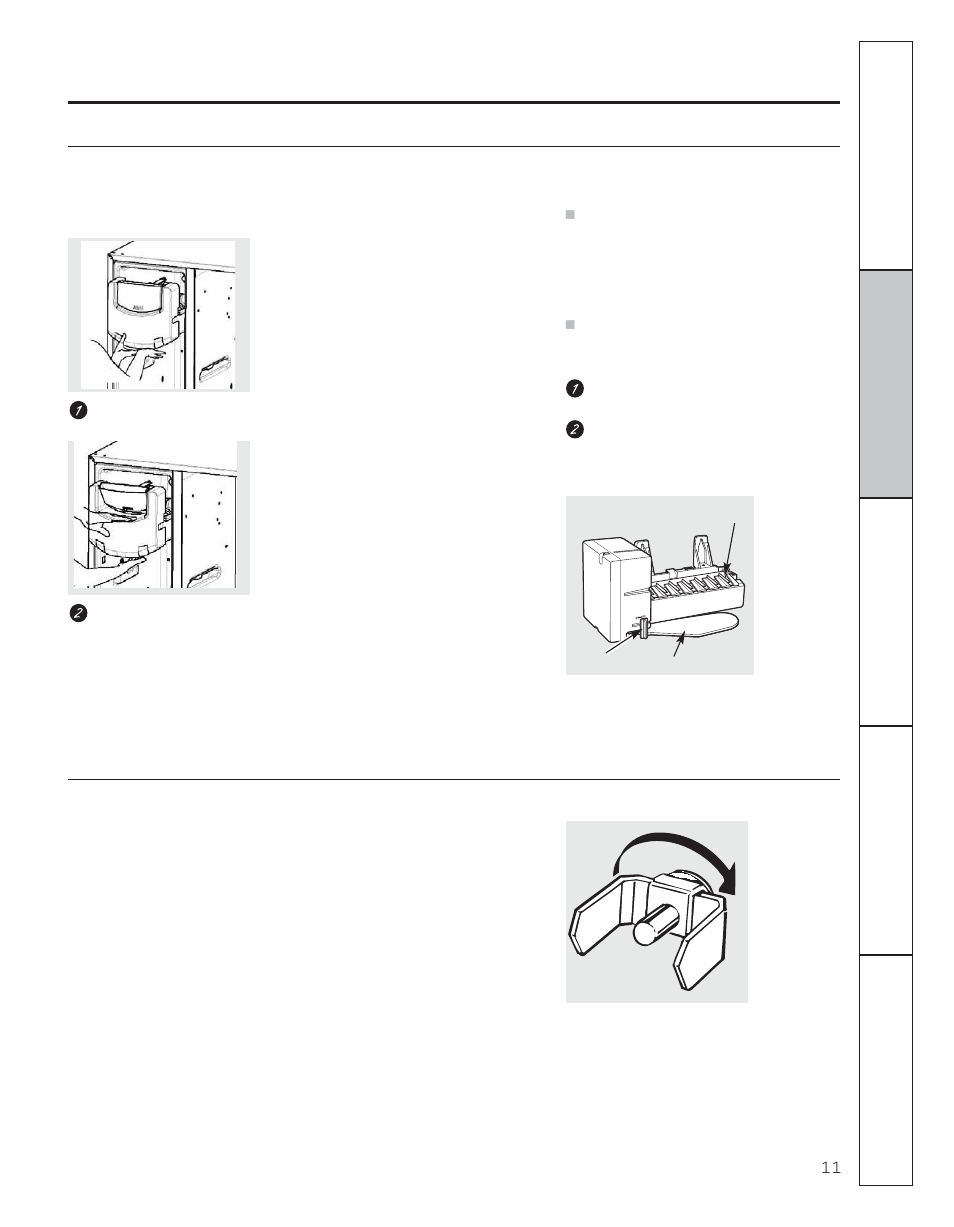 Automatic icemaker, About the automatic icemaker | GE 200D8074P044 User Manual | Page 11 / 112