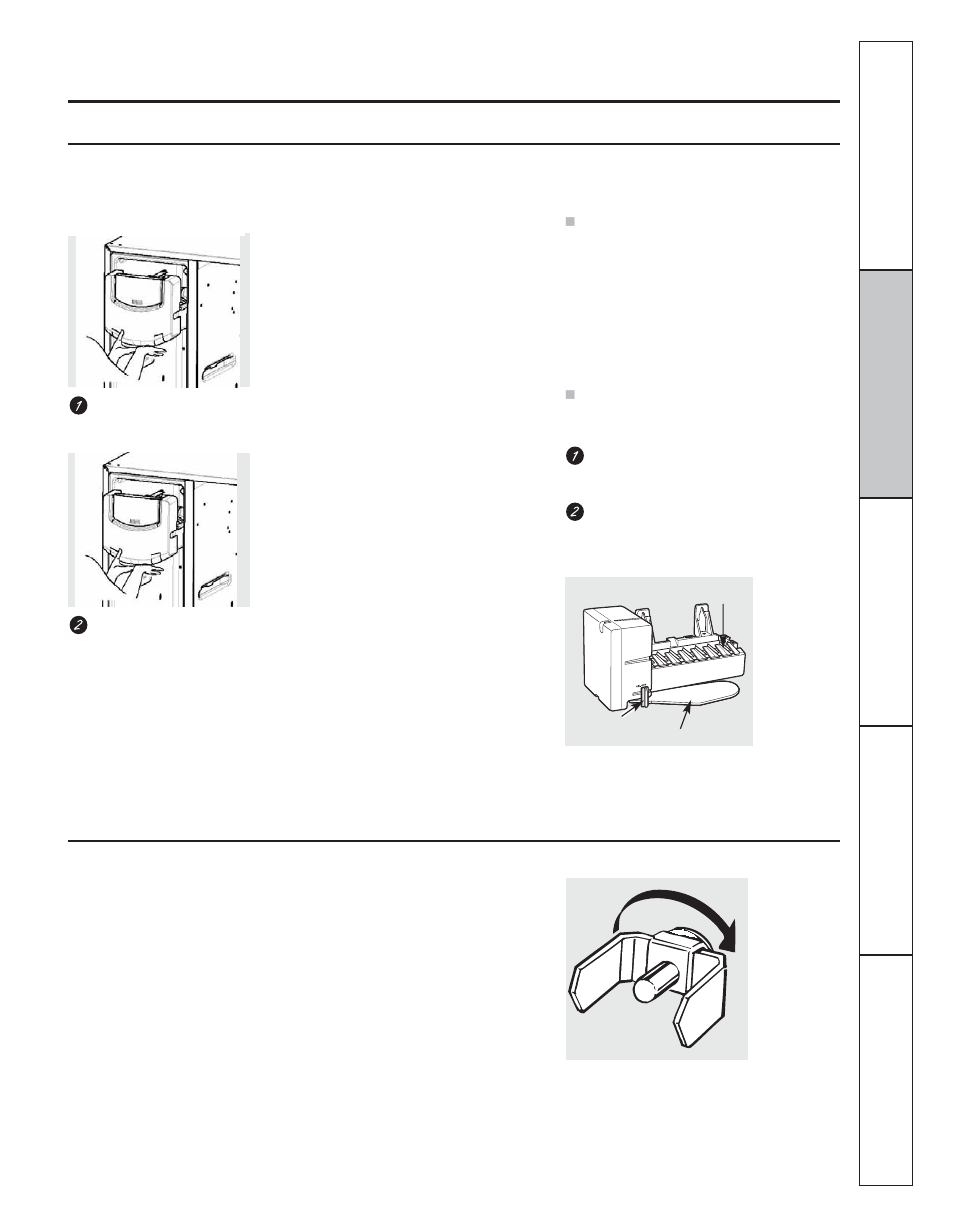 El dispositivo automático para hacer hielo | GE 200D8074P044 User Manual | Page 85 / 112